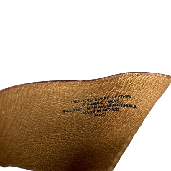 BORN Brown Leather Sandals BR0024323 Women's US Size 8 EUR 39 Slides - Picture 5 of 6